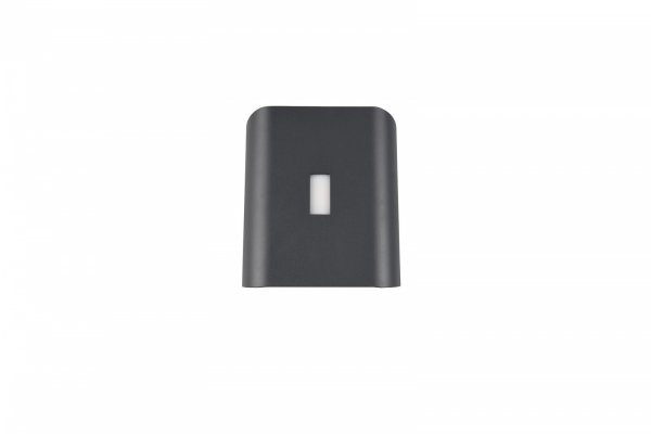 Minimalistyczny Antracytowy Kinkiet Ogrodowy LED SANTERNO 246660342 TRIO