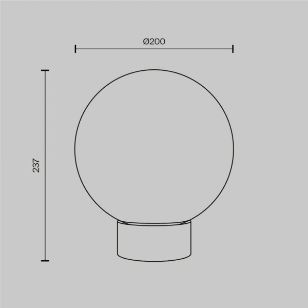 Lampa stołowa nocna nowoczesna minimalistyczna biała kula złota Basic form Maytoni MOD321TL-01G3