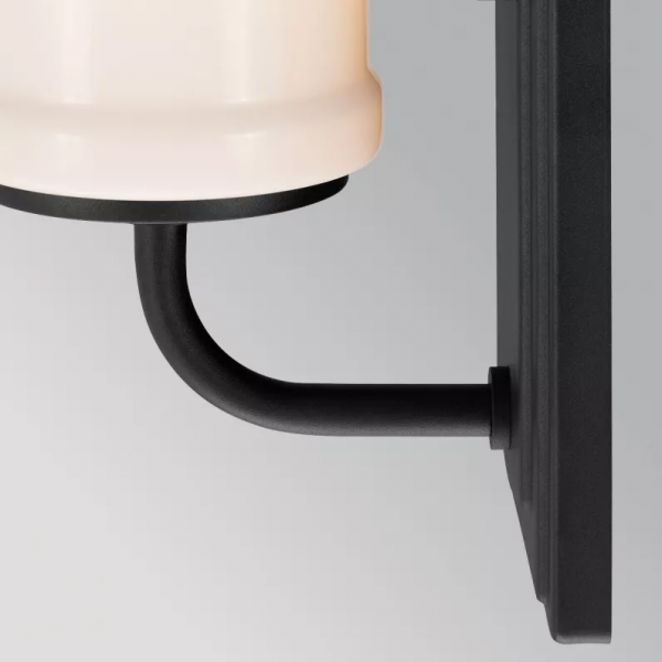 Kinkiet Vetivene 1 Czarny Mat Klasyczna Lampa Ścienna Elstead Lighting KL-VETIVENE1-BK
