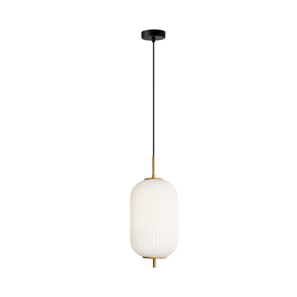 Szklana Lampa Wisząca W Stylu Skandynawskim OLMETO PND-28798-1-GD-WH ITALUX