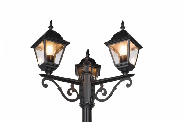 Lampa Ogrodowa Klasyczna Czarna LIVENZA 405760332 TRIO