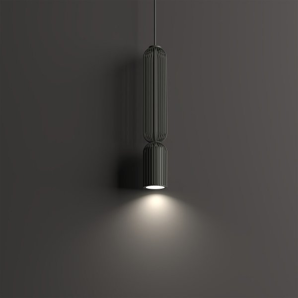 Lampa wisząca czarna geometryczna tuba druciana nowoczesna designerska do sypialni salonu kuchni SINGLES B 12201 Nowodvorski