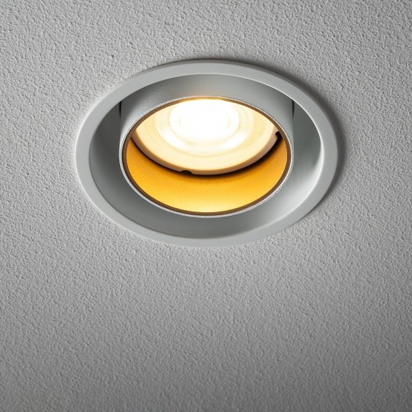 Nowoczesna Oprawa Punktowa Podtynkowa Tuba MONO SLIDE WHITE/WHITE/GOLD 10797 Nowodvorski Lighting