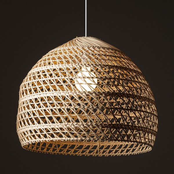 Naturalna Lampa Wisząca Rattanowa BOHO L 11152 Nowodvorski Lighting