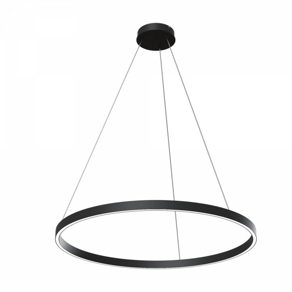 LAMPA WISZĄCA OKRĄGŁA CZARNA MAYTONI RIM MOD058PL-L42B4K CZARNY RING LED
