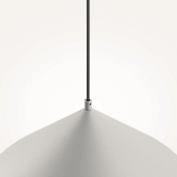 Nowoczesna Lampa Wisząca Basic Colors Maytoni MOD167PL-01GR Stożkowy Kształt Szara