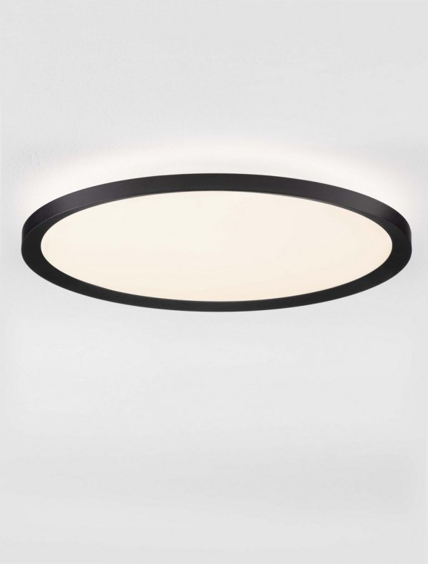 Czarny okrągły plafon LED ANTONIO LE44883 Luces Exclusivas