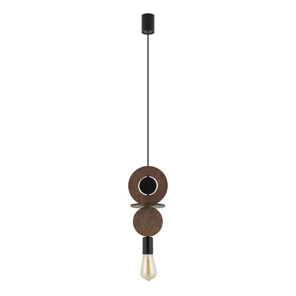 Nowoczesna Lampa Wisząca Drewniana W Stylu Boho DROPS WOOD C 11175 Nowodvorski Lighting