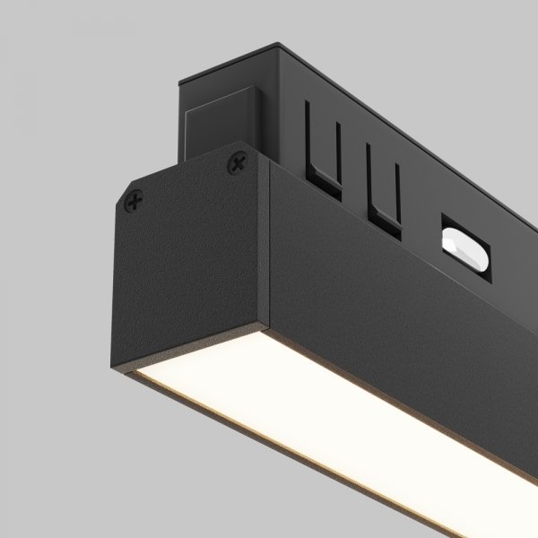 Ścieżka świetlna listwa LED do szynoprzewodu magnetycznego aluminium czarny Basis MAYTONI TR102-24W3K-B-1