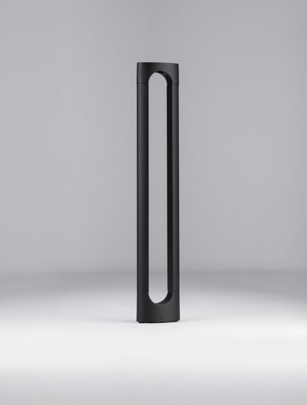 Minimalistyczny słupek ogrodowy uniwersalny LED aluminiowy kolor antracyt prostokąt IP65 LUNQUERA LE75103 Luces Exclusivas