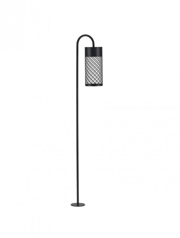 Minimalistyczny słupek ogrodowy uniwersalny LED aluminiowy czarny tuba IP65 DONZUELA LE75148 Luces Exclusivas