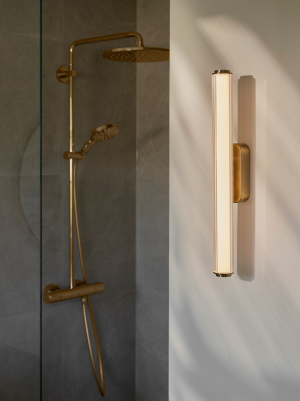 Kinkiet Nordlux Virelle 50 Brass 2610241035 LED mosiądz IP44 łazienkowy