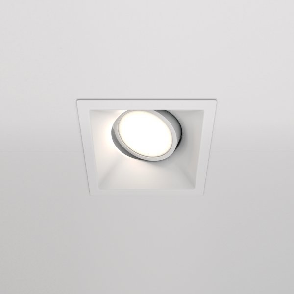 Oprawa wpuszczana downlight kwadratowa DOT DL029-2-01W MAYTONI