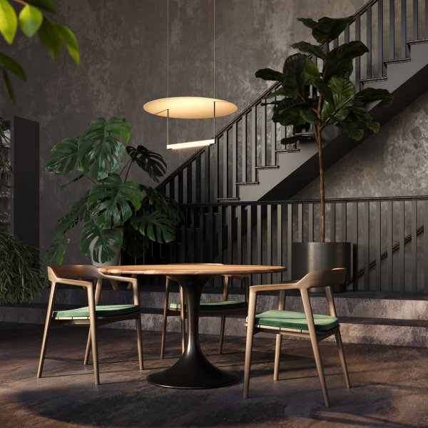  Nowoczesna lampa wisząca LED metalowa czarna możliwość ściemniania AMBIENCE MAYTONI MOD280PL-L30B3K1