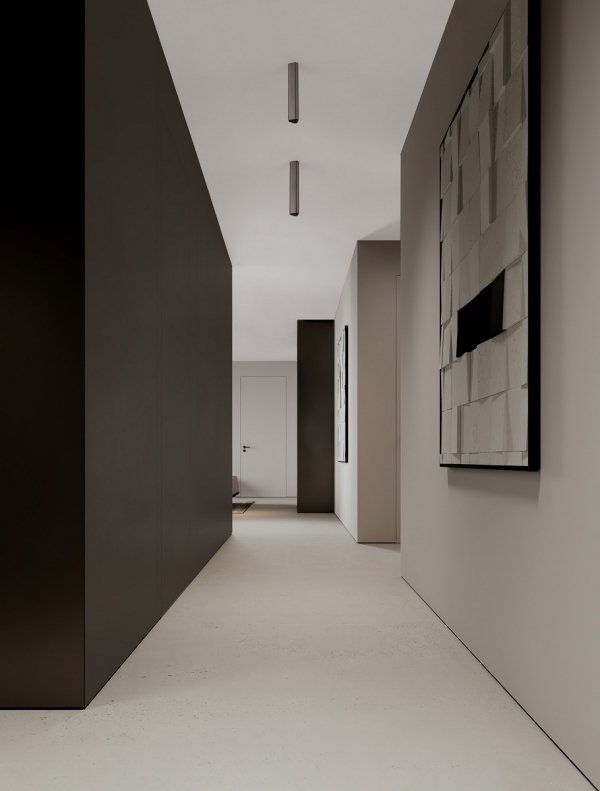 Nowoczesny plafon lampa sufitowa LED srebrna tuba uniwersalna minimalistyczna aluminiowa PARENZO LE45527 Luces Exclusivas 