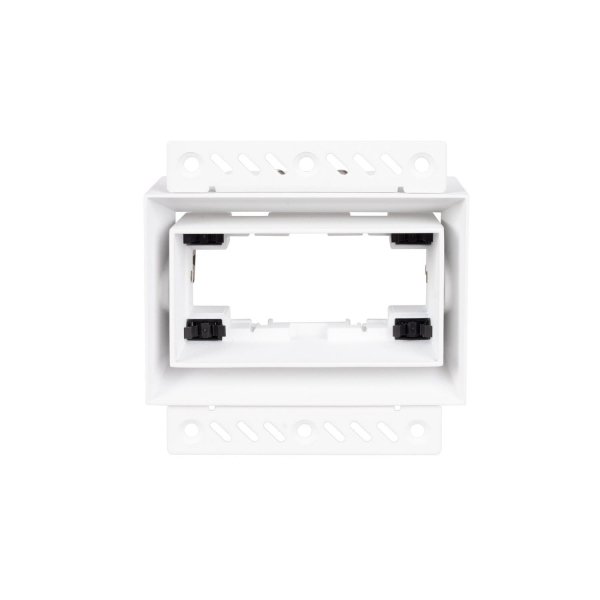 Oprawa wpustowa do skompletowania minimalistyczna prostokąt biała metalowa Modular H180.06 MAXLIGHT 