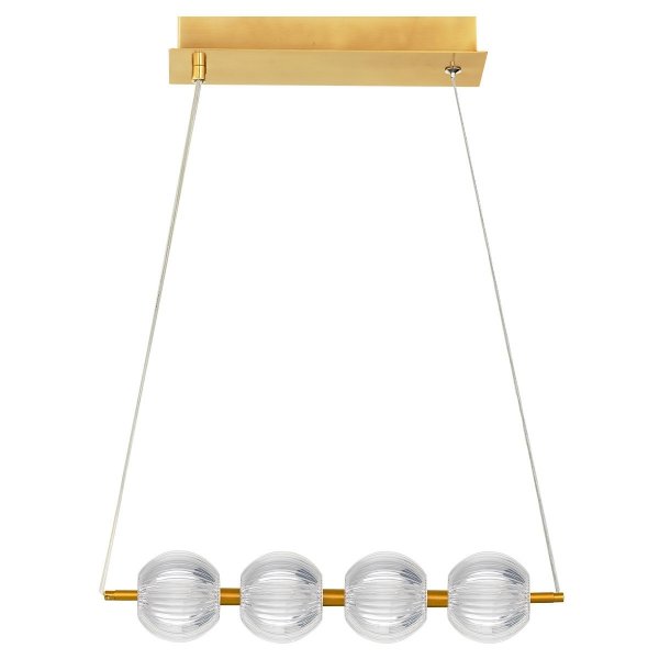 Lampa wisząca kule złote Glamour Brillant LED CCT LP-3303/4L GD Light Prestige
