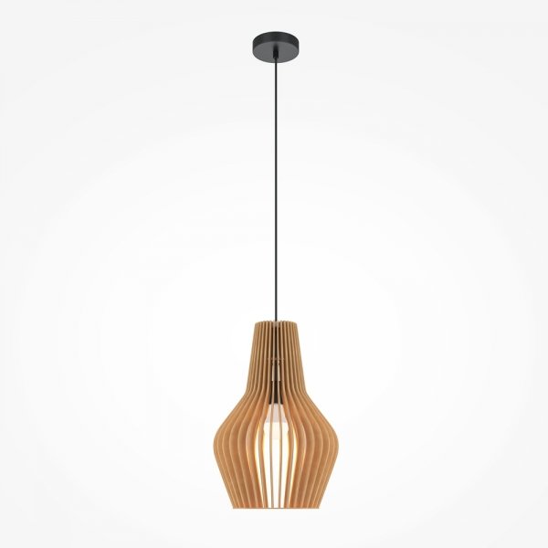 Lampa wisząca designerska rustykalna brązowa nad stół do jadalni do salonu ozdobna regulacja wysokości Roots MAYTONI MOD191PL-01W1