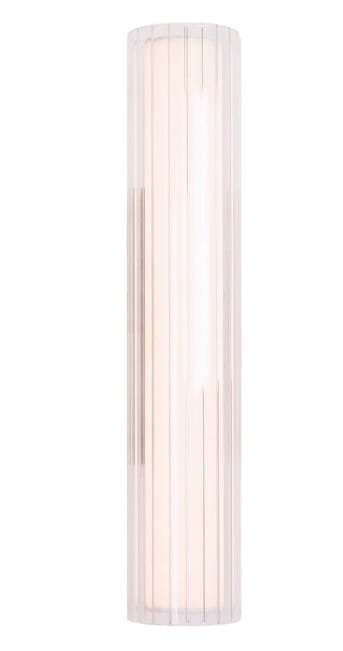 Nowoczesny Kinkiet Ścienny Szklany LED Czarne Elementy FAYETTE W0363 MAXLIGHT