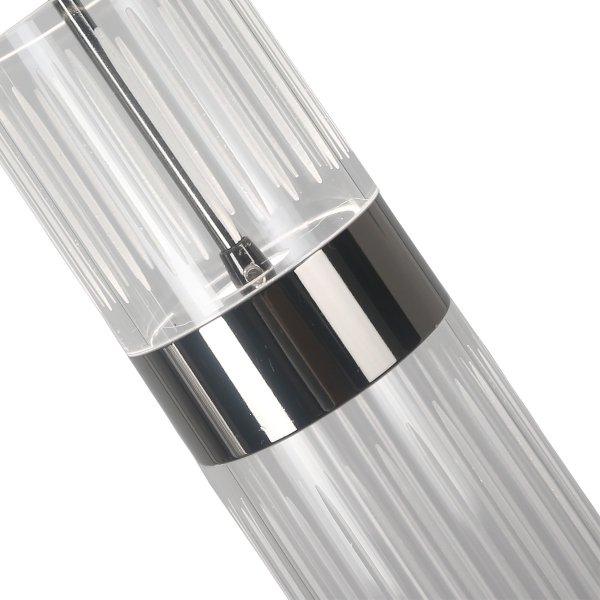 Designerska lampa wisząca w kolorze chromowym nowoczesna art deco glamour AMBIENTE LED CCT LP-1510/1P CH Light Prestige
