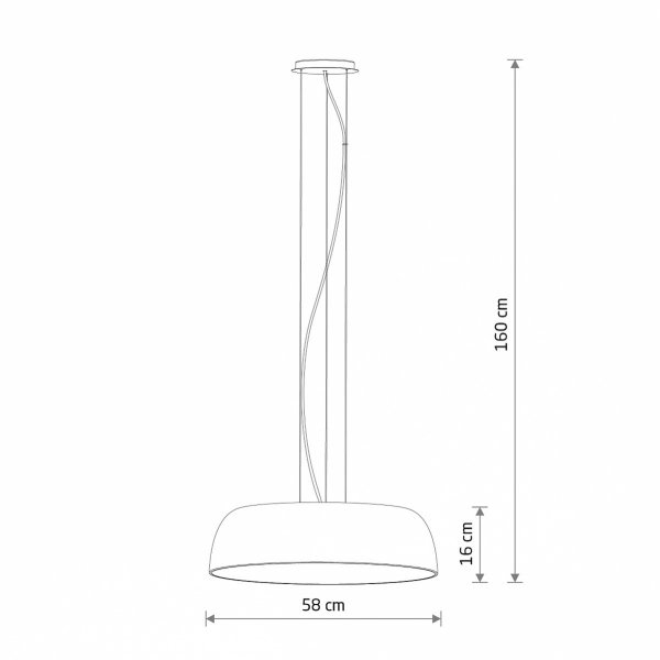 Nowoczesna Lampa Sufitowa SATELLITE M WHITE Zwis 11233 Nowodvorski Lighting