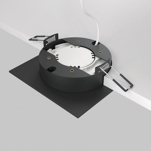 Kwadratowa Oprawa Wpuszczana Downlight Hoop Maytoni DL086-GX53-SQ-B