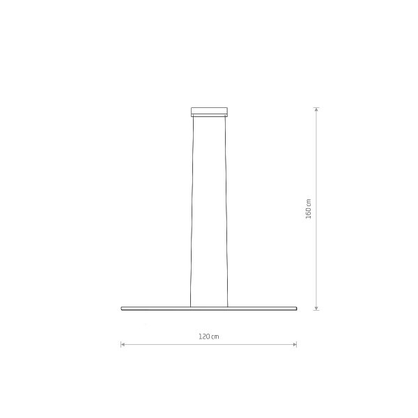 Nowoczesna lampa wisząca listwa biała led 27W BAR LED S 4000K 11584 Nowodvorsli Lighting
