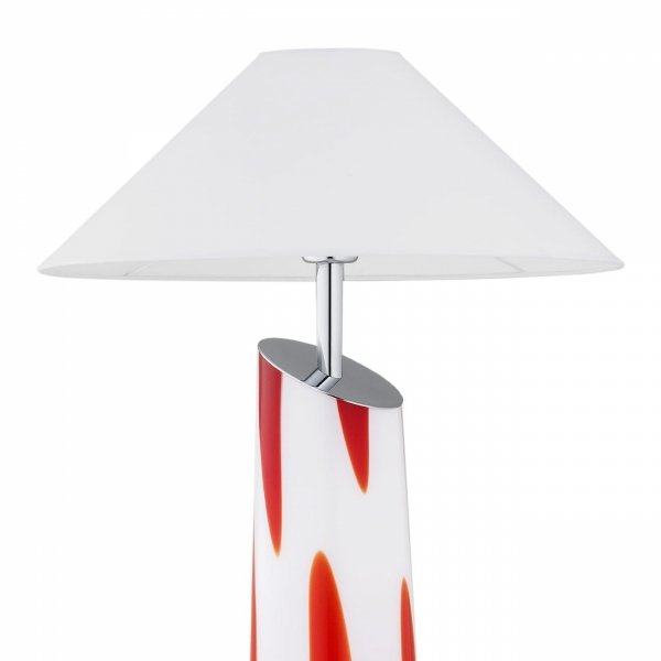 Szklana Lampa Podłogowa Designerska Abażurowa POLONIA 6176 ARGON