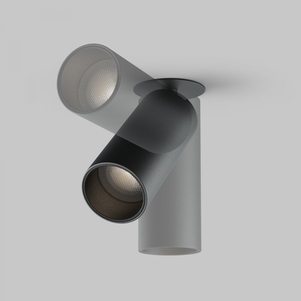 Lampa sufitowa tuba czarna aluminiowa regulowana FOCUS LED MAYTONI C053CL-L12W4K-W-B