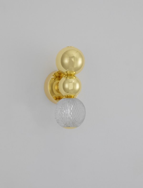 Kinkiet Ścienny Kula Glamour LUCES EXCLUSIVAS PONCE LE42705 Molekularna Lampa Art Deco