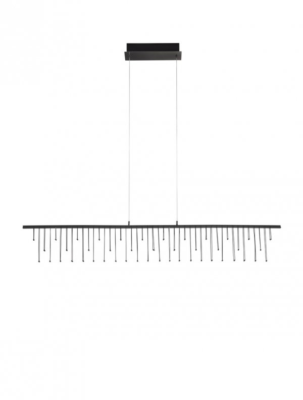 Elegancka Lampa Wisząca Nad Stół Czarna Luces Exclusivas HUARAZ LE44446