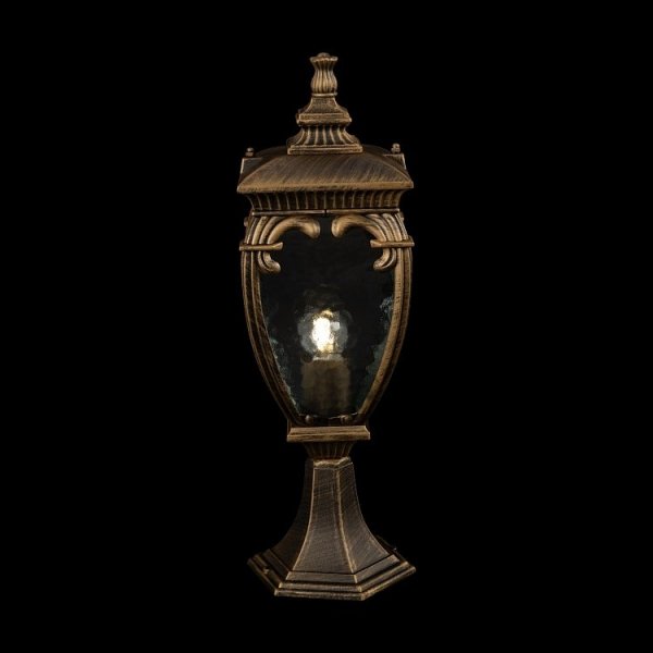 Stylowa Latarnia Ogrodwa MAYTONI FLEUR O414FL-01GB Zewnętrzna Lampa Stojąca