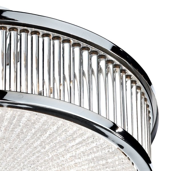 Szklany Plafon Sufitowy Klasyczny Chrom ARAMIS ARA5250 DAR LIGHTING