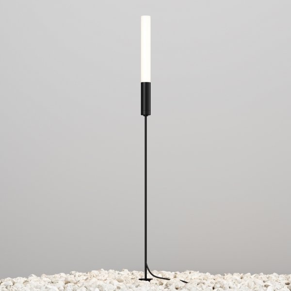 Minimalistyczne oświetlenie zewnętrzne słupek LED grafit aluminium większy Flare MAYTONI O487FL-L3GF3K1