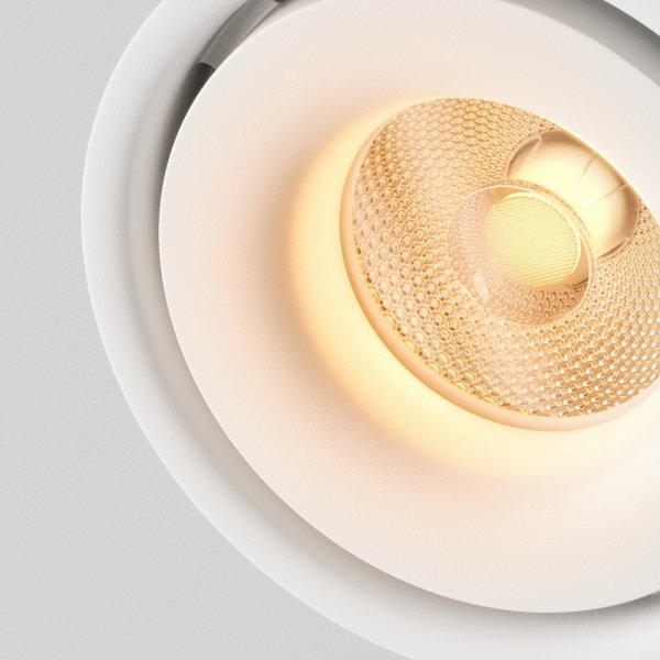  Lampa sufitowa minimalistyczna regulowana aluminium biały Yin MAYTONI C084CL-15W3K-D-W-DE