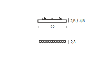 Biała oprawa liniowa ze zmienną barwą ściemnialna LED do systemu szynowego magnetycznego dwufazowego Azzardo ALFA KIRA TRACK MAGNETIC 2LINE 12W CCT SWITCH DIMM WH AZ6502