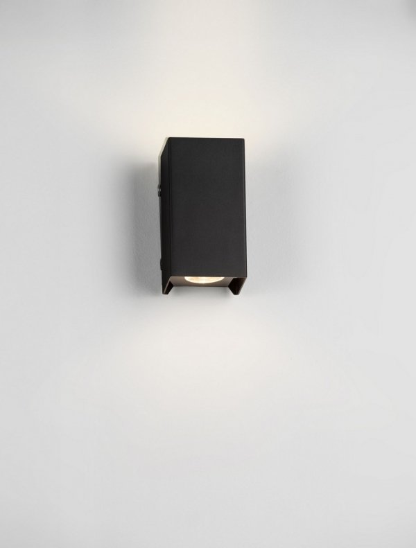 Kinkiet zewnętrzny LED aluminiowy kolor antracyt prostokątny minimalistyczny nowoczesny podświetlający elewację IP65 TORENZA LE75211 Luces Exclusivas