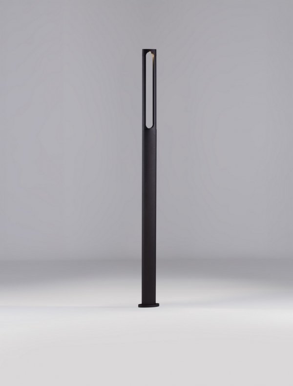 Minimalistyczny słupek ogrodowy uniwersalny LED aluminiowy kolor antracyt prostokąt IP65 LUNQUERA LE75102 Luces Exclusivas