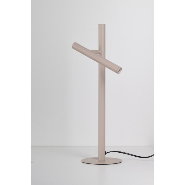 Beżowa lampka stołowa nocna TROST TABLE BEIGE  Azzardo AZ6802