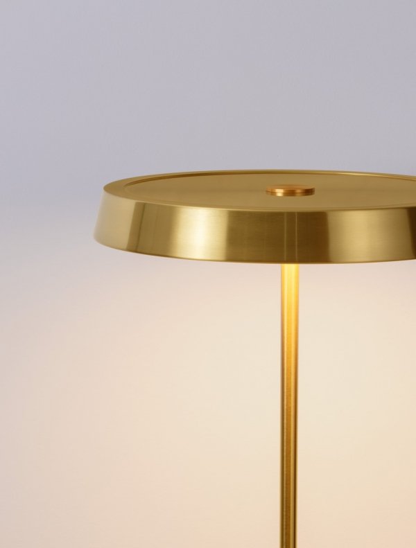 Lampa podłogowa w kolorze złotym CORUNA LE44432 Luces Exlusivas