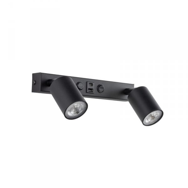 Kinkiet ścienny czarne tuby minimalistyczny klasyczny uniwersalny nad lustro NEX 11356 TK-LIGHTING