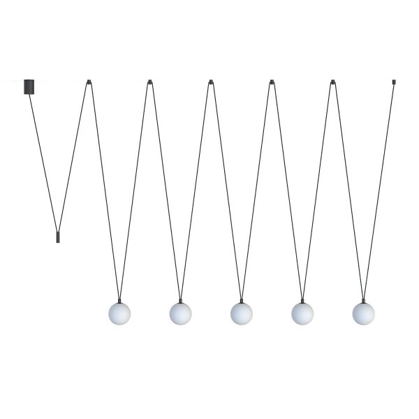 Nowoczesna Lampa Wisząca Mleczny Klosz SLING V 10355 Nowodvorski Lighting