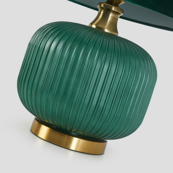 Elegancka Lampa Stołowa Butelkowa Zieleń TAMIZA LP-1515/1T small green LIGHT PRESTIGE