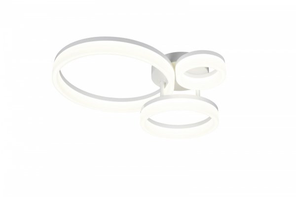 Nowoczesny plafon lampa sufitowa LED biała metalowa designerska minimalistyczna koła SCOPE R63601331 RL