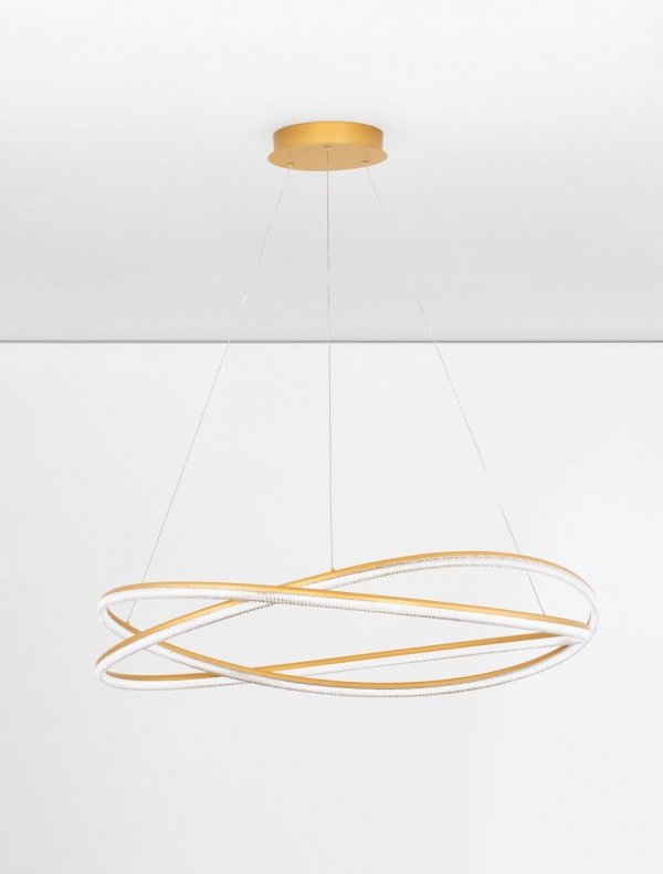Nowoczesna Lampa Wisząca Złota LED ILAVE LE44324 LUCES EXCLUSIVAS