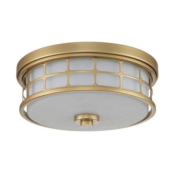 Plafon Guardian 2 źródła światła Naturalny mosiądz