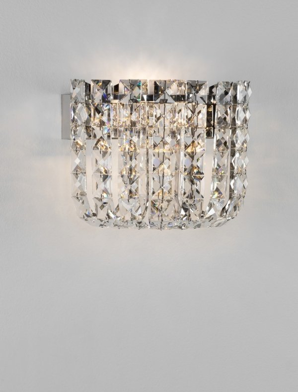 Kryształowy kinkiet ścienny LED glamour designerski nowoczesny ściemnialny ARONA LE45856 Luces Exclusivas