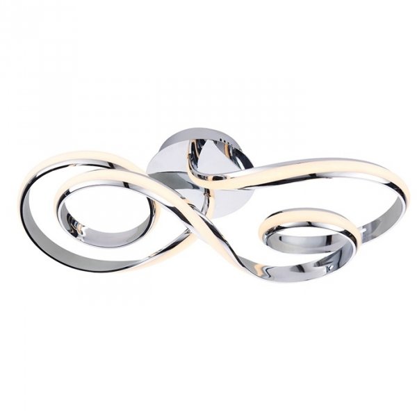 Designerski Plafon Sufitowy Nowoczesny LED Chrom ARIA 76393 ENDON