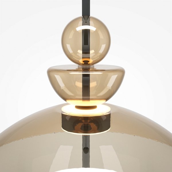 Minimalistyczna Lampa Wisząca LED Nowoczesna BANGKOK MOD185PL-L12CG3K3 MAYTONI