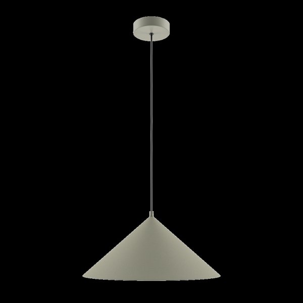 Nowoczesna Lampa Wisząca Basic Colors Maytoni MOD167PL-01BG Stożkowy Kształt Szara